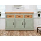 Balcão De Madeira 3 Portas E 3 Gavetas | Coleção England Verd